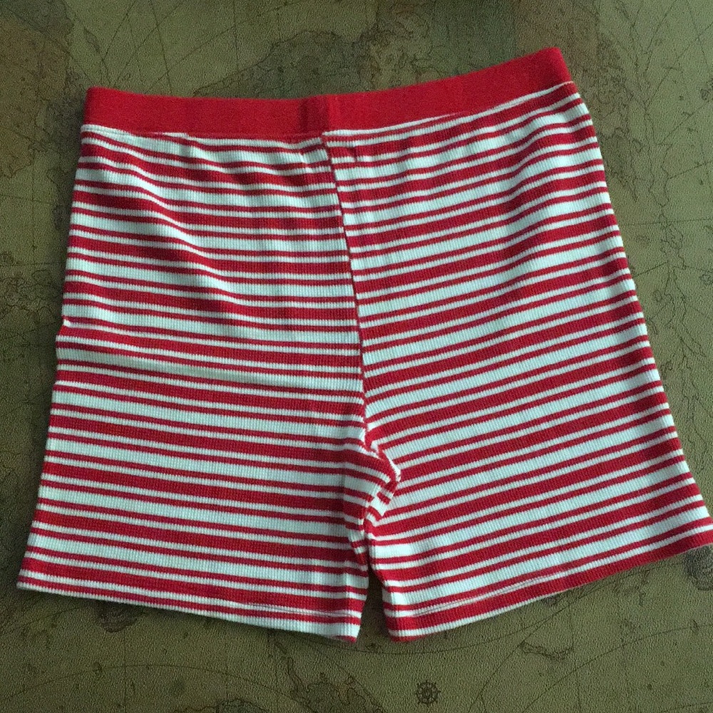 Pink Victoria’s Secret Red and White Striped Comfy Oversized Pajama Set - Picture 6 of 11